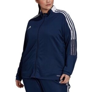Adidas Tiro Track jacket‎ Women Plus Size 1x, Blue